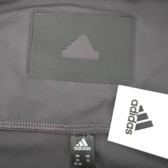 ADIDAS Women's Active Sport Dark Grey Leggings Size 3X Stretch Mid Rise NWT - Picture 6 of 13